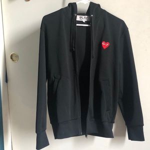Comme Des Garcons zip up hoodie